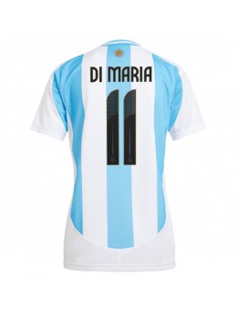 Ženski Nogometna dresi replika Argentina Angel Di Maria #11 Domači Copa America 2024 Kratek rokav